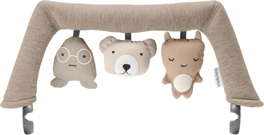 BabyBjorn Toy for Bouncer mīkstā rotaļlieta šūpuļkrēslam krāsa Soft Friends Neutral