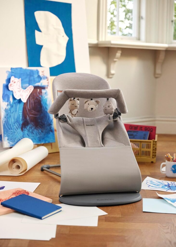 BabyBjorn Toy for Bouncer mīkstā rotaļlieta šūpuļkrēslam krāsa Soft Friends Neutral