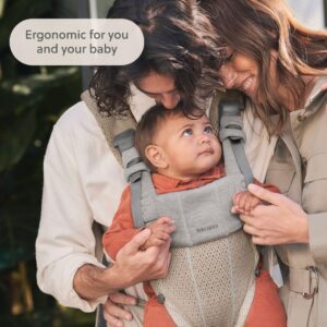 BabyBjorn HOLD ergosoma mazuļiem 0-18mēn. krāsa Brushed Woven Light Green