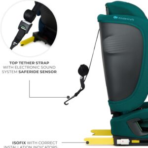 Kinderkraft Fix2Go I-Size salokāms autokrēsliņš bērniem 76-150cm krāsa Green