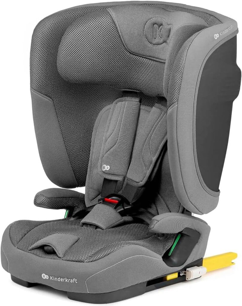 Kinderkraft Fix2Go I-Size salokāms autokrēsliņš bērniem 76-150cm krāsa Grey