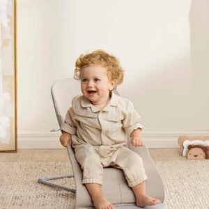 BabyBjorn BLISS šūpuļkrēsls mazuļiem 0-13kg krāsa Light Beige Melange Woven