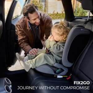 Kinderkraft Fix2Go I-Size salokāms autokrēsliņš bērniem 76-150cm krāsa Black