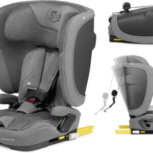 Kinderkraft Fix2Go I-Size salokāms autokrēsliņš bērniem 76-150cm krāsa Grey