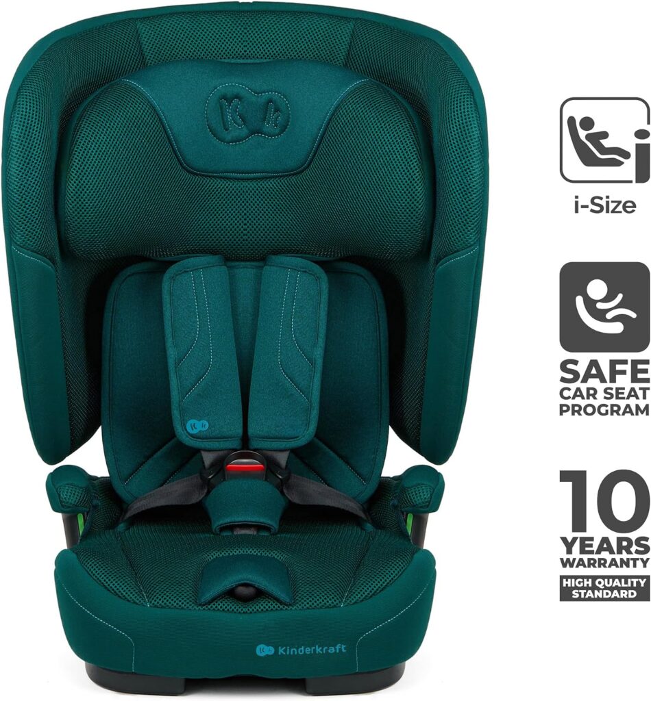 Kinderkraft Fix2Go I-Size salokāms autokrēsliņš bērniem 76-150cm krāsa Green