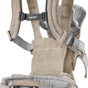 BabyBjorn HOLD ergosoma mazuļiem 0-18mēn. krāsa Brushed Woven Light Green