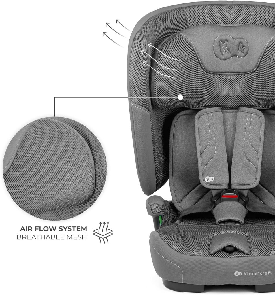 Kinderkraft Fix2Go I-Size salokāms autokrēsliņš bērniem 76-150cm krāsa Grey