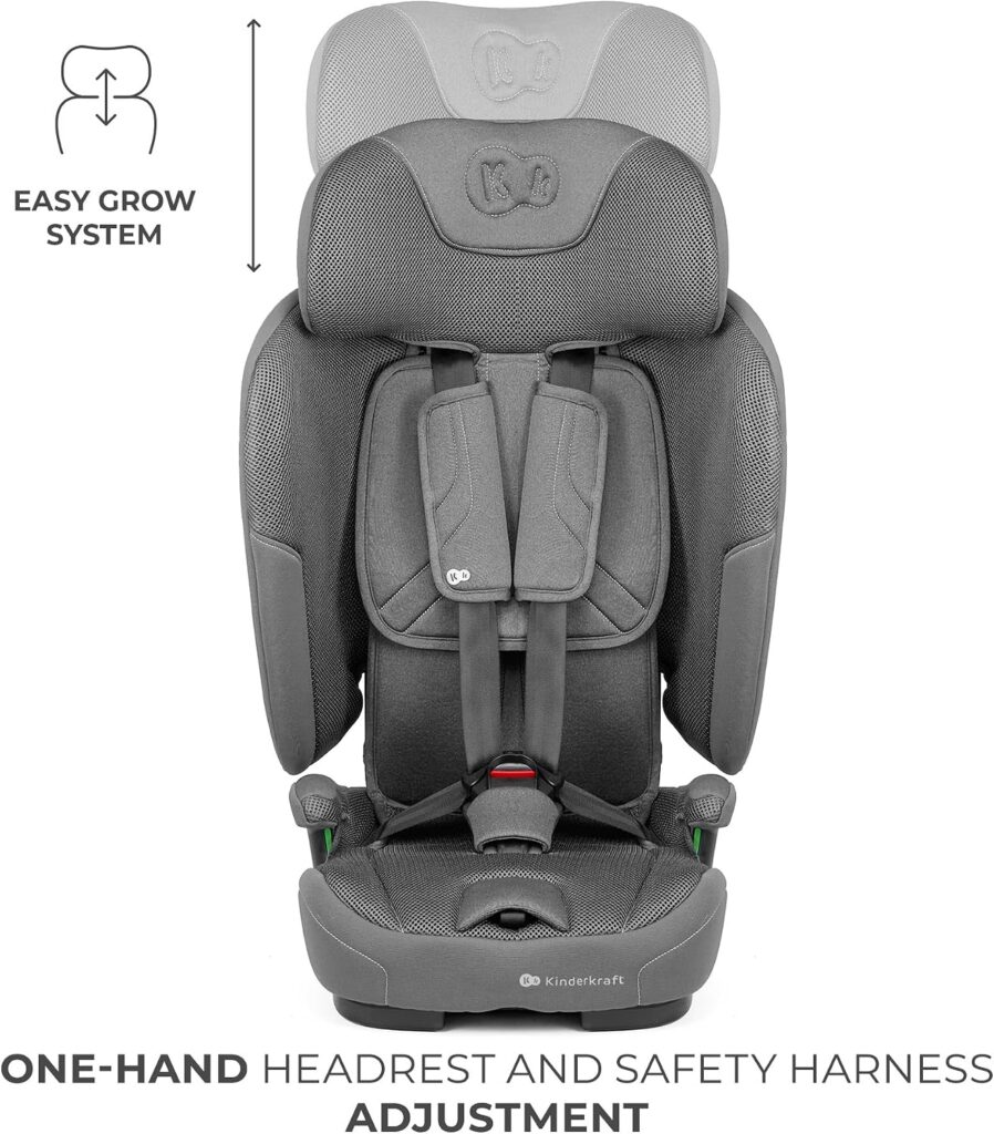 Kinderkraft Fix2Go I-Size salokāms autokrēsliņš bērniem 76-150cm krāsa Grey