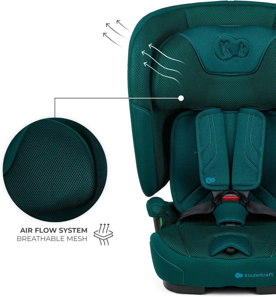 Kinderkraft Fix2Go I-Size salokāms autokrēsliņš bērniem 76-150cm krāsa Green