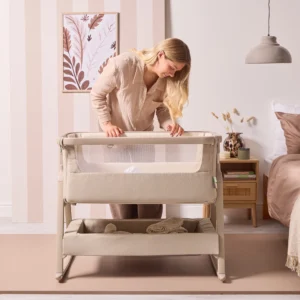 Tutti Bambini CoZee Air 2 mazuļu gultiņa krāsa Toasted Oak-Sand