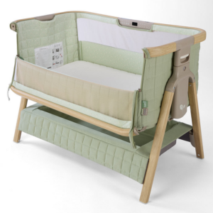 Tutti Bambini CoZee SENSE mazuļu gultiņa ar vadības paneli krāsa Drifted Oak-Eucalyptus
