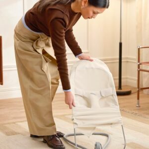 BabyBjorn BEGIN šūpuļkrēsls mazuļiem 0-9kg krāsa Airy Soft Mesh Cream
