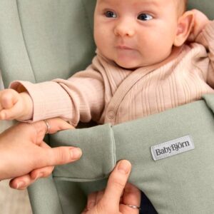 BabyBjorn BEGIN šūpuļkrēsls mazuļiem 0-9kg krāsa Light Green Brushed Woven