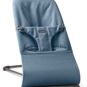 BabyBjorn BLISS šūpuļkrēsls mazuļiem 0-13kg krāsa Blue Melange Woven (Kopija)