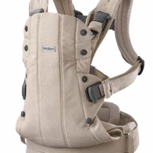 BabyBjorn HOLD ergosoma mazuļiem 0-18mēn. krāsa Brushed Woven Light Green