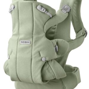 BabyBjorn HOLD ergosoma mazuļiem 0-18mēn. krāsa Light Green Brushed Woven