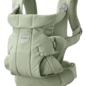 BabyBjorn HOLD ergosoma mazuļiem 0-18mēn. krāsa Light Green Brushed Woven