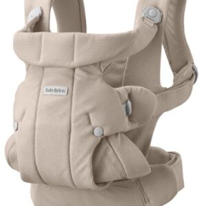 BabyBjorn HOLD ergosoma mazuļiem 0-18mēn. krāsa Sand Grey Brushed Woven