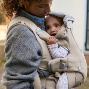 BabyBjorn HOLD ergosoma mazuļiem 0-18mēn. krāsa Sand Grey Brushed Woven