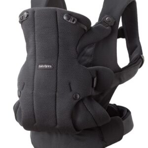 BabyBjorn HOLD ergosoma mazuļiem 0-18mēn. krāsa Black Airy Mesh