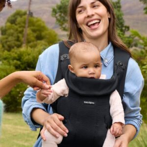 BabyBjorn HOLD ergosoma mazuļiem 0-18mēn. krāsa Black Airy Mesh