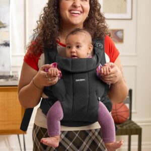 BabyBjorn HOLD ergosoma mazuļiem 0-18mēn. krāsa Black Airy Mesh