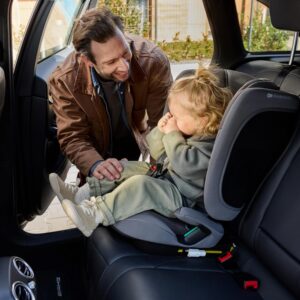 Kinderkraft Fix2Go I-Size salokāms autokrēsliņš bērniem 76-150cm krāsa Black