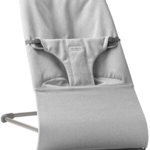 BabyBjorn BLISS šūpuļkrēsls mazuļiem 0-13kg krāsa Light Grey Melange Woven