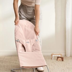 BabyBjorn BLISS šūpuļkrēsls mazuļiem 0-13kg krāsa Light Pink Melange Woven