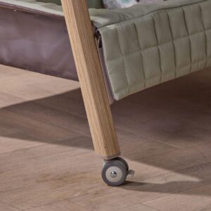 Tutti Bambini CoZee SENSE mazuļu gultiņa ar vadības paneli krāsa Drifted Oak-Eucalyptus