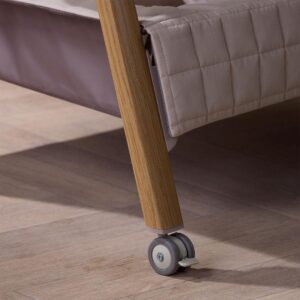Tutti Bambini CoZee SENSE mazuļu gultiņa ar vadības paneli krāsa Toasted Oak-Sand