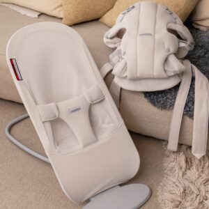 BabyBjorn BEGIN šūpuļkrēsls mazuļiem 0-9kg krāsa Airy Soft Mesh Cream