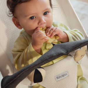 BabyBjorn BEGIN šūpuļkrēsls mazuļiem 0-9kg krāsa Airy Soft Mesh Cream